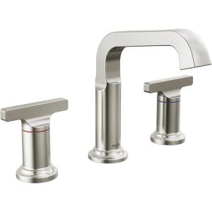 imageDelta Faucet Tetra Gold Widespread Bathroom Faucet 3 Hole Gold Bathroom Faucet for Bathroom Sink Bathroom Sink Faucet Diamond Seal Metal Drain Lumicoat Champagne Bronze 35587CZPRDSTLumicoat Stainless