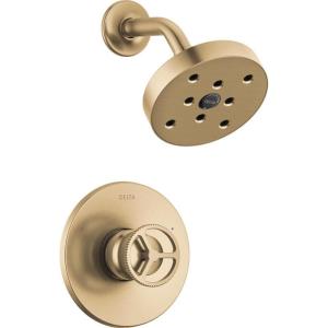 imageDelta T14259BL Trinsic Shower Faucet Without Rough Matte BlackChampagne Bronze