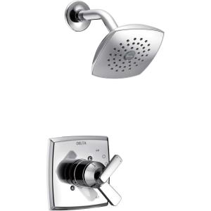 imageDelta T17264BL Ashlyn Monitor 17 Series Trim Shower Faucet Without Rough Matte BlackChrome