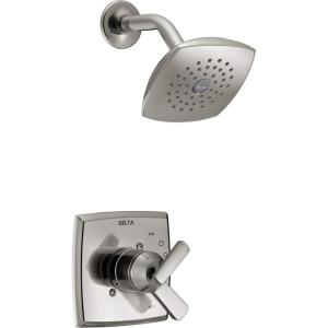 imageDelta T17264BL Ashlyn Monitor 17 Series Trim Shower Faucet Without Rough Matte BlackStainless