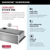 imageDELTA FAUCET Delta Lenta 36inch Retrofit Farmhouse Apron Front 16 Gauge Stainless Steel Single Bowl Kitchen Sink for UndermountDropIn Installation with Accessories 95J132T36SSS