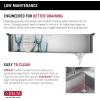 imageDELTA FAUCET Delta Lenta 36inch Retrofit Farmhouse Apron Front 16 Gauge Stainless Steel Single Bowl Kitchen Sink for UndermountDropIn Installation with Accessories 95J132T36SSS