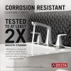 imageDelta 35789LFBL Vesna Bathroom Faucet Matte BlackChrome