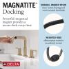 imageDelta 35849LFPD Nicoli 12 GPM Widespread Bathroom Faucet with Pull Down Spout and Push PopUp Drain Assembly  Champagne Bronze