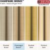 imageDelta 35849LFPD Nicoli 12 GPM Widespread Bathroom Faucet with Pull Down Spout and Push PopUp Drain Assembly  Champagne Bronze