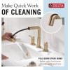imageDelta 35849LFPD Nicoli 12 GPM Widespread Bathroom Faucet with Pull Down Spout and Push PopUp Drain Assembly  Champagne Bronze