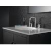imageDelta 35849LFPD Nicoli 12 GPM Widespread Bathroom Faucet with Pull Down Spout and Push PopUp Drain Assembly  Matte BlackChrome