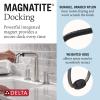 imageDelta 35849LFPD Nicoli 12 GPM Widespread Bathroom Faucet with Pull Down Spout and Push PopUp Drain Assembly  Matte BlackStainless