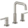 imageDelta 35849LFPD Nicoli 12 GPM Widespread Bathroom Faucet with Pull Down Spout and Push PopUp Drain Assembly  Matte BlackStainless
