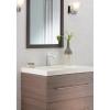 imageDelta 567LFBLGPMPP Modern Bathroom Faucet 10 GPM Water Flow Matte BlackChrome