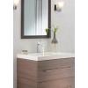 imageDelta 567LFBLGPMPP Modern Bathroom Faucet 10 GPM Water Flow Matte BlackChrome
