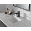 imageDelta 567LFBLGPMPP Modern Bathroom Faucet 10 GPM Water Flow Matte BlackMatte Black