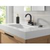 imageDelta Albion Centerset Matte Black Bathroom Faucet 4 Inch 3 Hole Bathroom Sink Faucet for Vanity Metal PushPop Drain Assembly Matte Black 25855LFBLMatte Black  Champagne Bronze