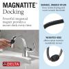 imageDelta Arvo 1 Hole Brushed Gold Bathroom Faucet with Sprayer Single Hole Bathroom Sink Faucet with Pull Out Sprayer for Vanity PushPop Drain Champagne Bronze 15840LFCZPDChrome