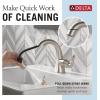 imageDelta Arvo 1 Hole Pull Down Bathroom Faucet with Sprayer Brushed Nickel Single Hole Bathroom Sink Faucet with Pull Out Sprayer for Vanity PushPop Drain SpotShield Stainless 15840LFSPPD