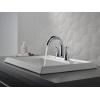 imageDelta Broadmoor Centerset Matte Black Bathroom Faucet with Sprayer 4 Inch 3 Hole Bathroom Sink Faucet with Pull Out Sprayer PushPop Drain Matte Black 25765LFBLPDChrome