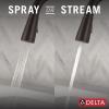 imageDelta Essa Brushed Nickel Bar Sink Faucet with Pull Down Sprayer Modern Single Hole Prep Sink Faucet Single Handle Arctic Stainless 9913ARDSTVenetian Bronze