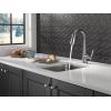 imageDelta Faucet Emmeline Bar Faucet Brushed Nickel Bar Sink Faucet Single Hole Wet Bar Faucets with Pull Down Sprayer Prep Sink Faucet Faucet for Bar Sink Lumicoat Arctic Stainless 9982ARPRDSTArctic Stainless