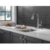 imageDelta Faucet Emmeline Bar Faucet Brushed Nickel Bar Sink Faucet Single Hole Wet Bar Faucets with Pull Down Sprayer Prep Sink Faucet Faucet for Bar Sink Lumicoat Arctic Stainless 9982ARPRDSTArctic Stainless