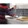 imageDelta Faucet Emmeline Bar Faucet Brushed Nickel Bar Sink Faucet Single Hole Wet Bar Faucets with Pull Down Sprayer Prep Sink Faucet Faucet for Bar Sink Lumicoat Arctic Stainless 9982ARPRDSTArctic Stainless