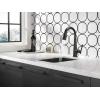 imageDelta Faucet Emmeline Bar Faucet Brushed Nickel Bar Sink Faucet Single Hole Wet Bar Faucets with Pull Down Sprayer Prep Sink Faucet Faucet for Bar Sink Lumicoat Arctic Stainless 9982ARPRDSTMatte Black