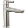 imageDelta Faucet Galeon Single Hole Bathroom Faucet Brushed Nickel Diamond Seal Technology Lumicoat Stainless 571SSPRMPUDSTLumicoat Stainless