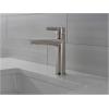 imageDelta Faucet Galeon Single Hole Bathroom Faucet Brushed Nickel Diamond Seal Technology Lumicoat Stainless 571SSPRMPUDSTLumicoat Stainless