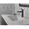 imageDelta Faucet Galeon Single Hole Bathroom Faucet Brushed Nickel Diamond Seal Technology Lumicoat Stainless 571SSPRMPUDSTMatte Black