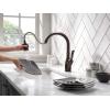 imageDelta Faucet Leland VoiceIQ Touchless Kitchen Faucet with Pull Down Sprayer Smart Faucet Alexa and Google Assistant Voice Activated Kitchen Sink Faucet Venetian Bronze 9178TVRBDSTVenetian Bronze