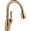imageDelta Faucet Leland VoiceIQ Touchless Kitchen Faucet with Pull Down Sprayer Smart Faucet Alexa and Google Assistant Voice Activated Kitchen Sink Faucet Venetian Bronze 9178TVRBDSTChampagne Bronze