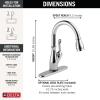imageDelta Faucet Leland VoiceIQ Touchless Kitchen Faucet with Pull Down Sprayer Smart Faucet Alexa and Google Assistant Voice Activated Kitchen Sink Faucet Venetian Bronze 9178TVRBDSTChrome