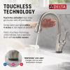imageDelta Faucet Leland VoiceIQ Touchless Kitchen Faucet with Pull Down Sprayer Smart Faucet Alexa and Google Assistant Voice Activated Kitchen Sink Faucet Venetian Bronze 9178TVRBDSTSpotShield Stainless