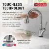 imageDelta Faucet Leland VoiceIQ Touchless Kitchen Faucet with Pull Down Sprayer Smart Faucet Alexa and Google Assistant Voice Activated Kitchen Sink Faucet Venetian Bronze 9178TVRBDSTArctic Stainless