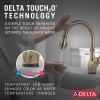 imageDelta Faucet Leland VoiceIQ Touchless Kitchen Faucet with Pull Down Sprayer Smart Faucet Alexa and Google Assistant Voice Activated Kitchen Sink Faucet Venetian Bronze 9178TVRBDSTChampagne Bronze