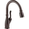 imageDelta Faucet Leland VoiceIQ Touchless Kitchen Faucet with Pull Down Sprayer Smart Faucet Alexa and Google Assistant Voice Activated Kitchen Sink Faucet Venetian Bronze 9178TVRBDSTVenetian Bronze