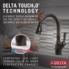 imageDelta Faucet Leland VoiceIQ Touchless Kitchen Faucet with Pull Down Sprayer Smart Faucet Alexa and Google Assistant Voice Activated Kitchen Sink Faucet Venetian Bronze 9178TVRBDSTVenetian Bronze