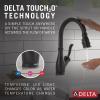 imageDelta Faucet Leland VoiceIQ Touchless Kitchen Faucet with Pull Down Sprayer Smart Faucet Alexa and Google Assistant Voice Activated Kitchen Sink Faucet Venetian Bronze 9178TVRBDSTMatte Black