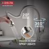 imageDelta Faucet Leland VoiceIQ Touchless Kitchen Faucet with Pull Down Sprayer Smart Faucet Alexa and Google Assistant Voice Activated Kitchen Sink Faucet Venetian Bronze 9178TVRBDSTSpotShield Stainless