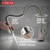 imageDelta Faucet Leland VoiceIQ Touchless Kitchen Faucet with Pull Down Sprayer Smart Faucet Alexa and Google Assistant Voice Activated Kitchen Sink Faucet Venetian Bronze 9178TVRBDSTSpotShield Stainless