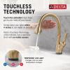 imageDelta Faucet Leland VoiceIQ Touchless Kitchen Faucet with Pull Down Sprayer Smart Faucet Alexa and Google Assistant Voice Activated Kitchen Sink Faucet Venetian Bronze 9178TVRBDSTChampagne Bronze