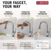 imageDelta Faucet Leland VoiceIQ Touchless Kitchen Faucet with Pull Down Sprayer Smart Faucet Alexa and Google Assistant Voice Activated Kitchen Sink Faucet Venetian Bronze 9178TVRBDSTArctic Stainless