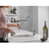 imageDelta Faucet Monrovia Matte Black Bar Faucet with Pull Down Sprayer Black Bar Sink Faucet Single Hole Wet Bar Faucets Single Hole Prep Sink Faucet Black Kitchen Faucet Matte Black 9991BLDSTLumicoat Arctic Stainless
