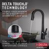 imageDelta Faucet Monrovia Matte Black Bar Faucet with Pull Down Sprayer Black Bar Sink Faucet Single Hole Wet Bar Faucets Single Hole Prep Sink Faucet Black Kitchen Faucet Matte Black 9991BLDSTMatte Black