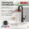 imageDelta Faucet Monrovia Matte Black Bar Faucet with Pull Down Sprayer Black Bar Sink Faucet Single Hole Wet Bar Faucets Single Hole Prep Sink Faucet Black Kitchen Faucet Matte Black 9991BLDSTMatte Black