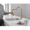 imageDelta Faucet Monrovia Matte Black Bar Faucet with Pull Down Sprayer Black Bar Sink Faucet Single Hole Wet Bar Faucets Single Hole Prep Sink Faucet Black Kitchen Faucet Matte Black 9991BLDSTLumicoat Champagne Bronze