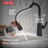 imageDelta Faucet Stryke Gold Bar Faucet with Pull Down Sprayer Bar Sink Faucet Single Hole Wet Bar Faucets with Pull Down Sprayer Prep Sink Faucet Lumicoat Champagne Bronze 9976CZPRDSTMatte Black
