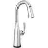 imageDelta Faucet Stryke Gold Bar Faucet with Pull Down Sprayer Bar Sink Faucet Single Hole Wet Bar Faucets with Pull Down Sprayer Prep Sink Faucet Lumicoat Champagne Bronze 9976CZPRDSTLumicoat Chrome