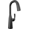 imageDelta Faucet Stryke Gold Bar Faucet with Pull Down Sprayer Bar Sink Faucet Single Hole Wet Bar Faucets with Pull Down Sprayer Prep Sink Faucet Lumicoat Champagne Bronze 9976CZPRDSTMatte Black