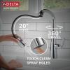 imageDelta Faucet Stryke VoiceIQ Touchless Kitchen Faucet with Pull Down Sprayer Smart Faucet Alexa and Google Assistant Voice Activated Gold Kitchen Faucet Lumicoat Champagne Bronze 9176TVCZPRDSTLumicoat Chrome