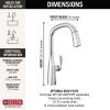imageDelta Faucet Stryke VoiceIQ Touchless Kitchen Faucet with Pull Down Sprayer Smart Faucet Alexa and Google Assistant Voice Activated Gold Kitchen Faucet Lumicoat Champagne Bronze 9176TVCZPRDSTLumicoat Chrome
